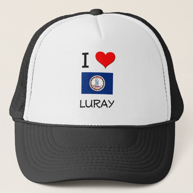 Boné Eu amo Luray Virgínia (Frente)
