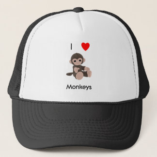 Boné Eu amo macacos