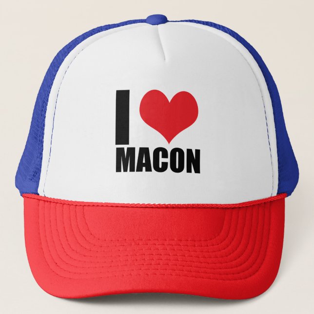 Boné Eu amo Macon (Frente)