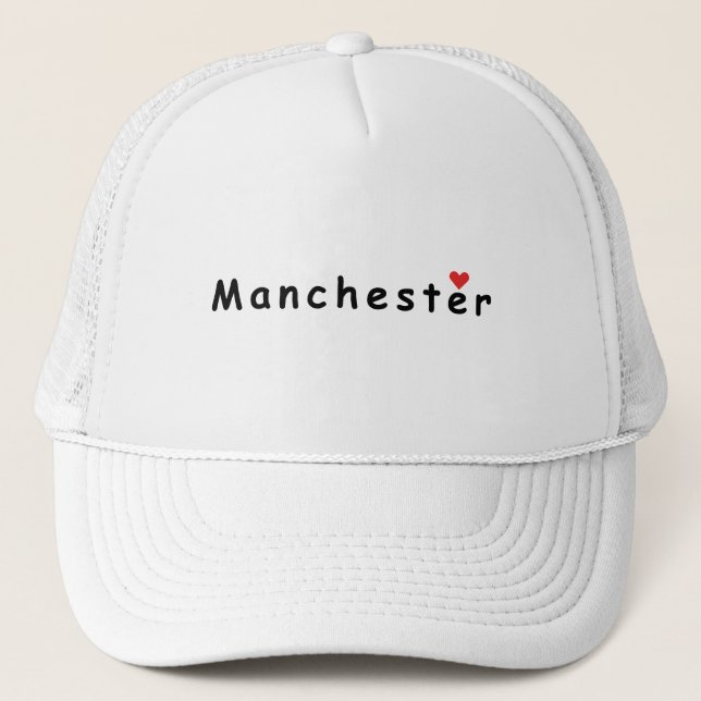 Boné Eu amo Manchester (Frente)