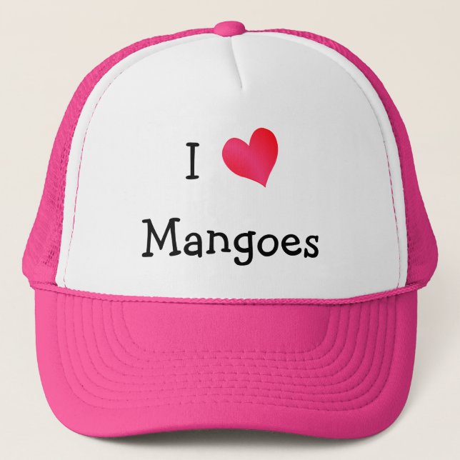 Boné Eu Amo Mangoas (Frente)