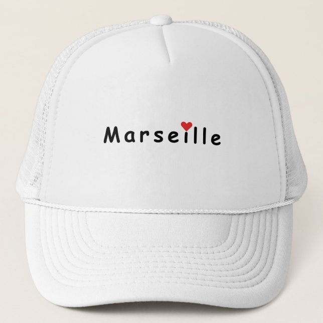 Boné Eu amo Marselha (Frente)