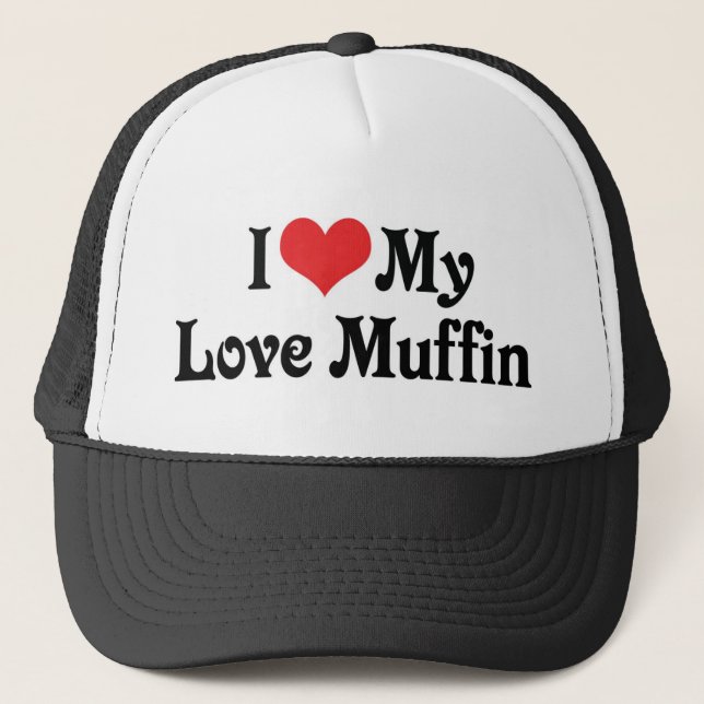 Boné Eu Amo Meu Amor Muffin (Frente)