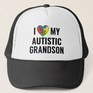 Boné Eu Amo Meu Avô Autista