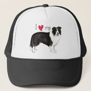 Boné Eu amo meu border collie