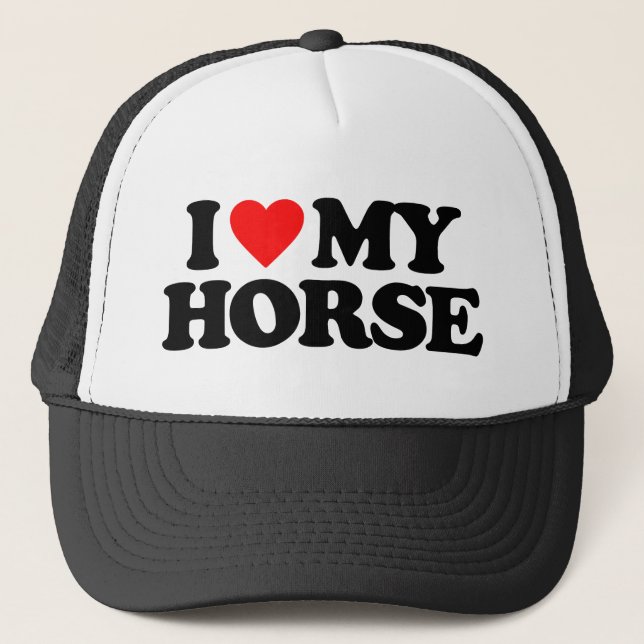 BONÉ EU AMO MEU CAVALO (Frente)