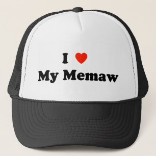 Boné Eu amo meu chapéu de Memaw