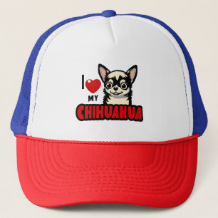 Boné Eu Amo Meu Chihuahua