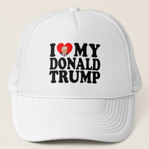 Boné Eu Amo Meu Donald Trump 47º Presidente