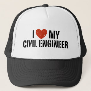 Boné Eu amo meu engenheiro civil