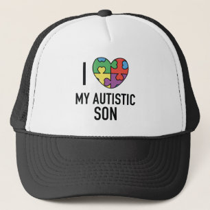 Boné Eu Amo Meu Filho Autista