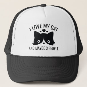 Boné Eu Amo Meu Gato
