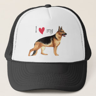 Boné Eu amo meu German shepherd