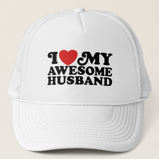 Boné Eu Amo Meu Incrível Marido (Frente)