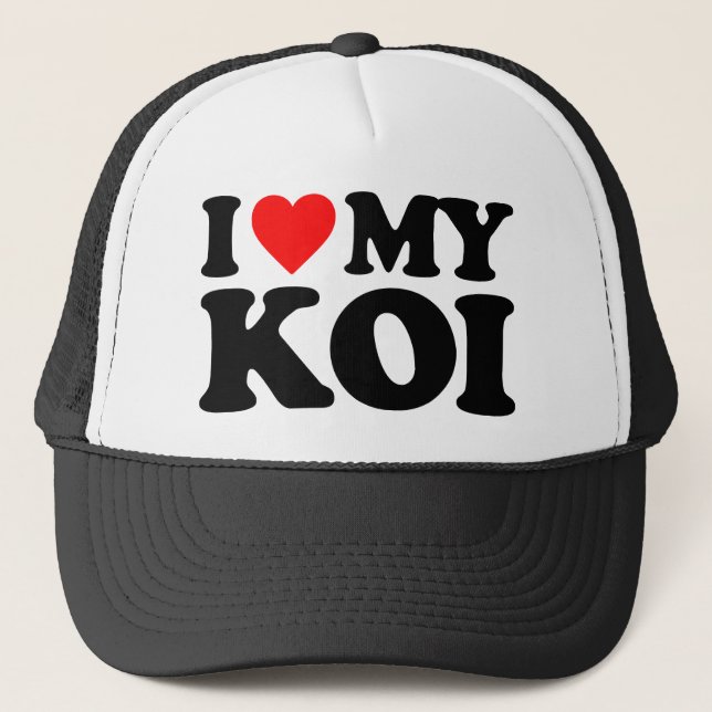BONÉ EU AMO MEU KOI (Frente)