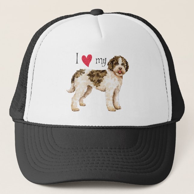 Boné Eu amo meu Lagotto (Frente)