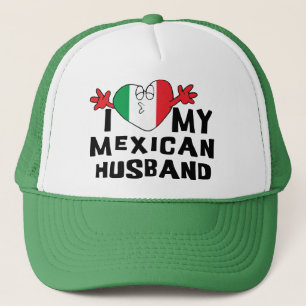 Boné Eu amo meu marido mexicano