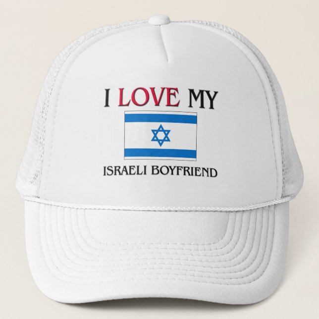 Boné Eu amo meu namorado israelita (Frente)
