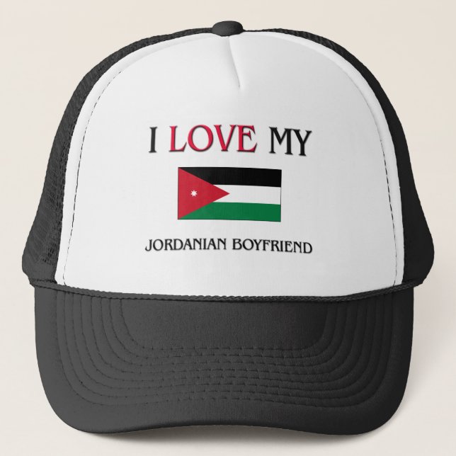 Boné Eu amo meu namorado jordano (Frente)