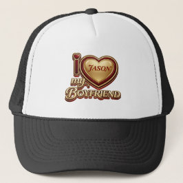 Boné Eu Amo Meu Namorado Personalizado