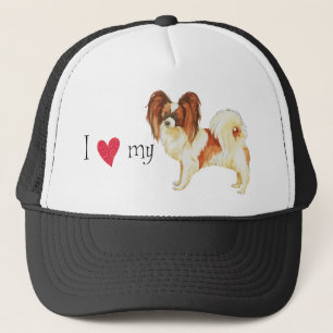 Boné Eu amo meu Papillon
