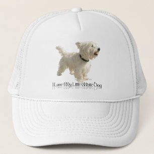 Boné Eu Amo Meu Pequeno Cachorro Branco - Westin