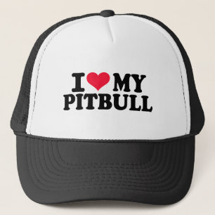 Boné Eu amo meu Pitbull