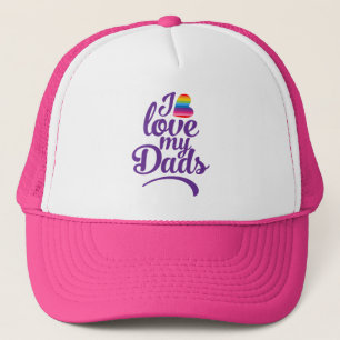 Boné Eu amo meus Pais - Orgulho de Dia de os pais LGBTQ