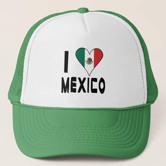 Boné Eu Amo México (Frente)