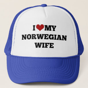 Boné Eu Amo Minha Esposa Norueguesa