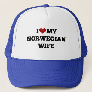 Boné Eu Amo Minha Esposa Norueguesa