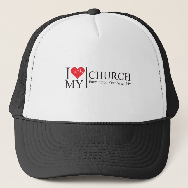Boné Eu amo minha igreja (Frente)