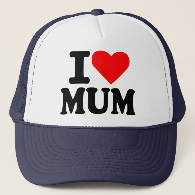 Boné Eu amo minha mãe (Frente)