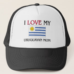 Boné Eu amo minha mamã uruguaia