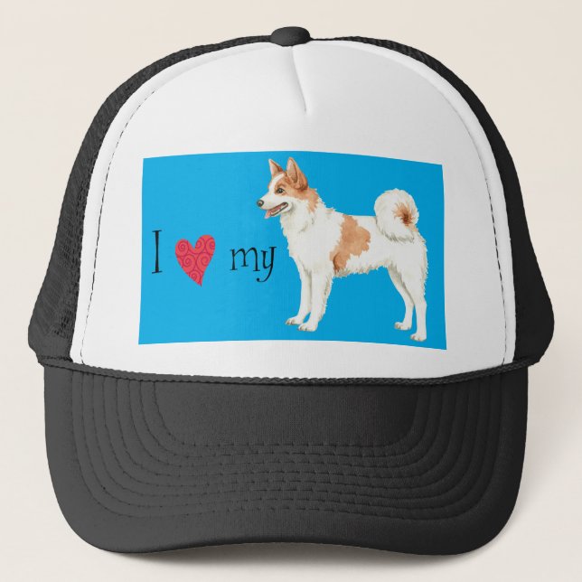 Boné Eu amo minha Norrbottenspets (Frente)