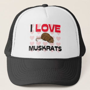 Boné Eu amo Muskrats