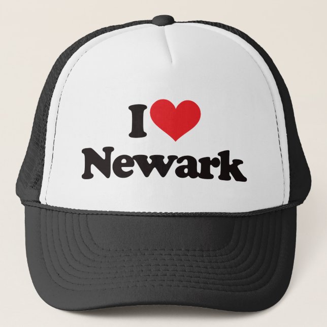Boné Eu amo Newark (Frente)