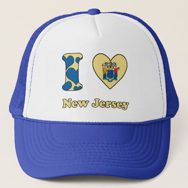 Boné Eu amo Nova Jersey (Frente)