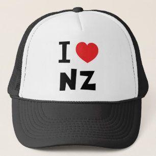 Boné Eu amo Nova Zelândia
