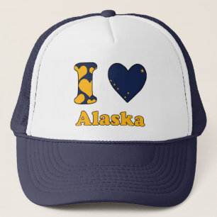 Boné Eu amo o Alasca