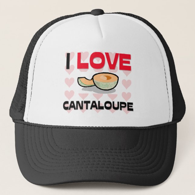 Boné Eu amo o Cantaloupe (Frente)