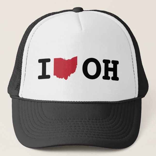 Boné Eu amo o chapéu de Ohio (Frente)