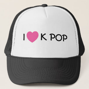 Boné Eu amo o chapéu do pop de K