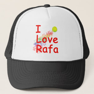Boné Eu amo o design do tênis de Rafa