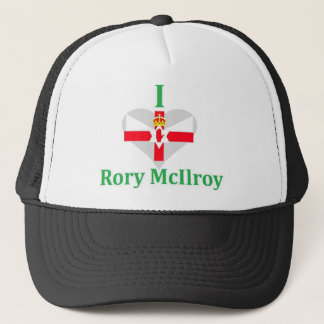 Boné Eu amo o estilo da bandeira de Rory McIlroy