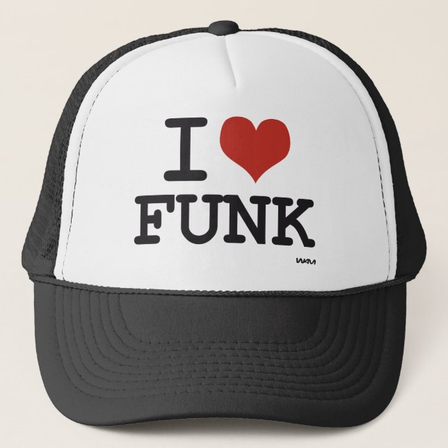 Boné Eu amo o funk (Frente)