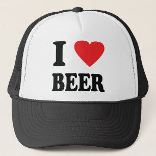 Boné Eu amo o ícone da cerveja
