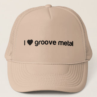 Boné Eu amo o metal do sulco