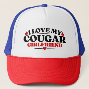 Boné Eu Amo O Meu Namorada De Cougar