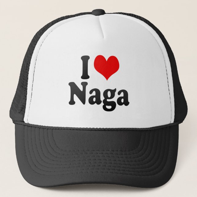 Boné Eu amo o Naga, Filipinas (Frente)